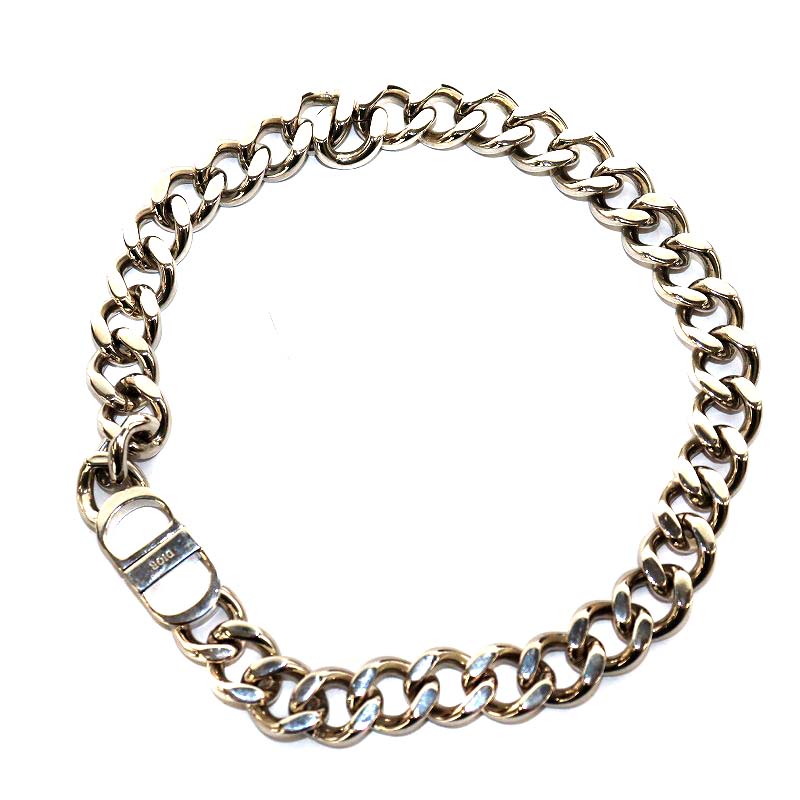 ディオール Dior CDアイコン ネックレス チェーン シルバー色