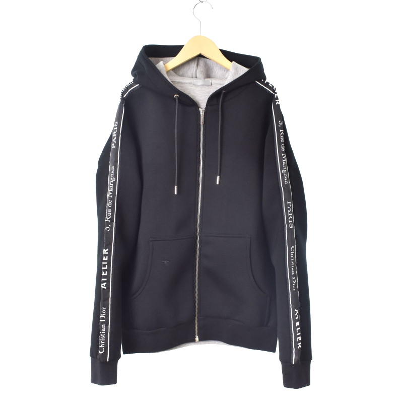ディオールオム Dior HOMME 18AW BEE刺繍 ATELIER アトリエロゴ ジップ  