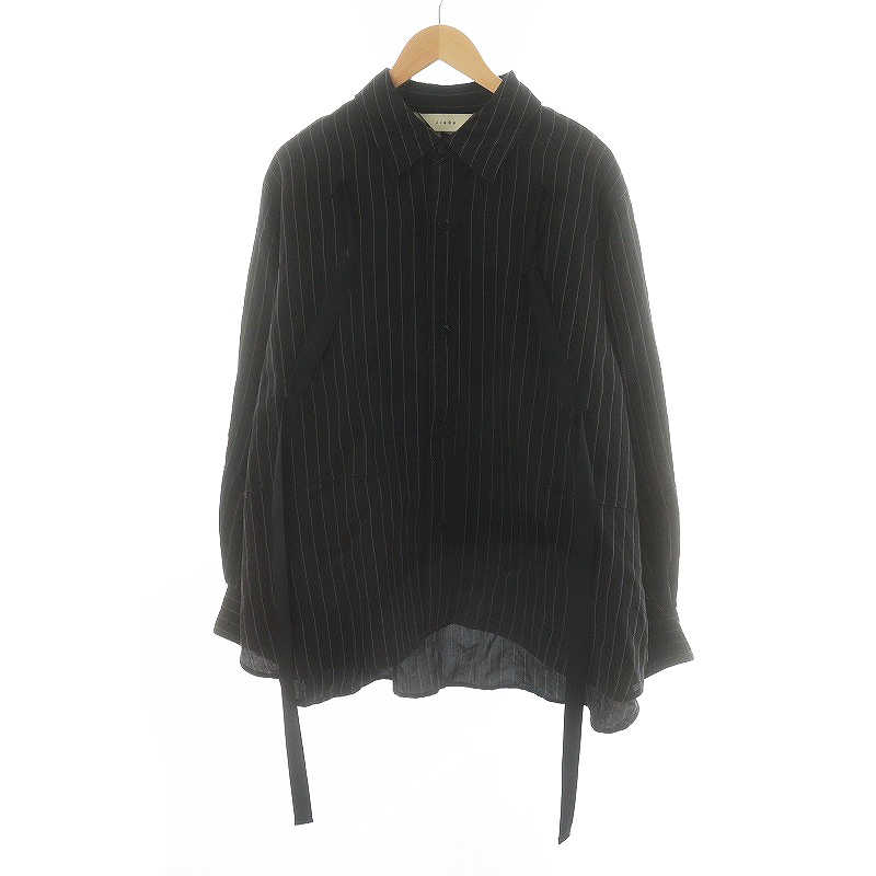 ジエダ Jieda 21SS RAYON STRIPE TAPE OVER SHIRT シャツ 長袖 