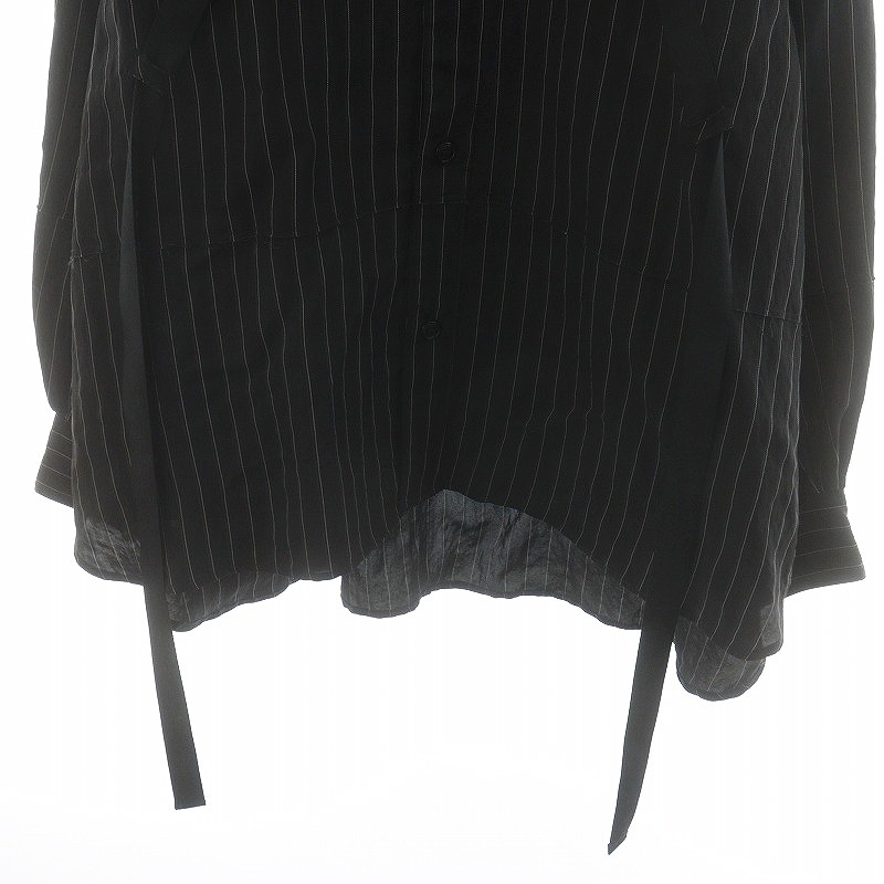 ジエダ Jieda 21SS RAYON STRIPE TAPE OVER SHIRT シャツ 長袖 