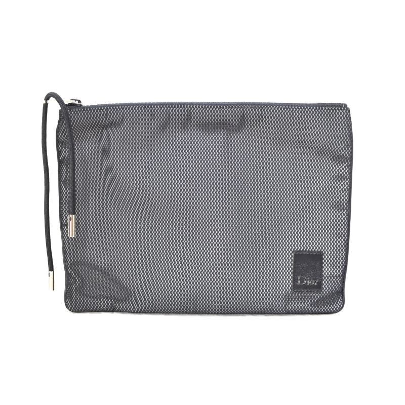 Dior ロゴパターン ジップポーチ