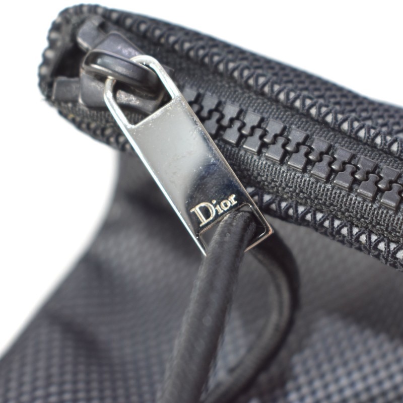 Dior ブラックメッシュポーチ DIOR ブラックメッシュポーチ