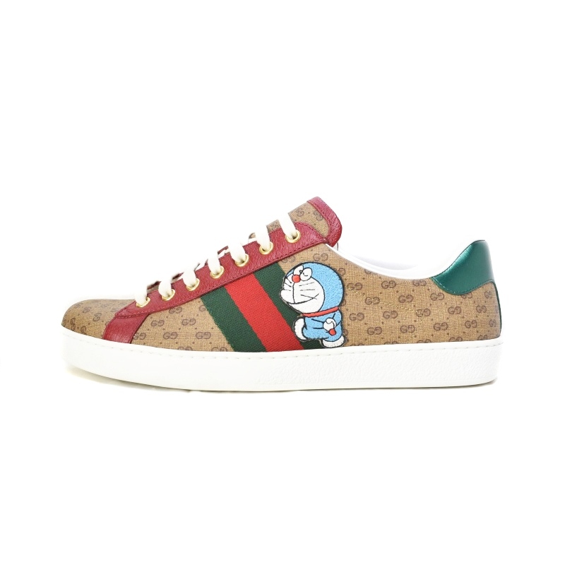 グッチ GUCCI 21年 ドラえもん PVC レザー GGスプリーム シェリー 