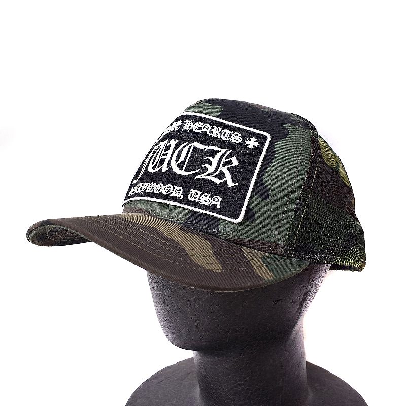 クロムハーツ CHROME HEARTS 迷彩 カモフラ メッシュ トラッカー 