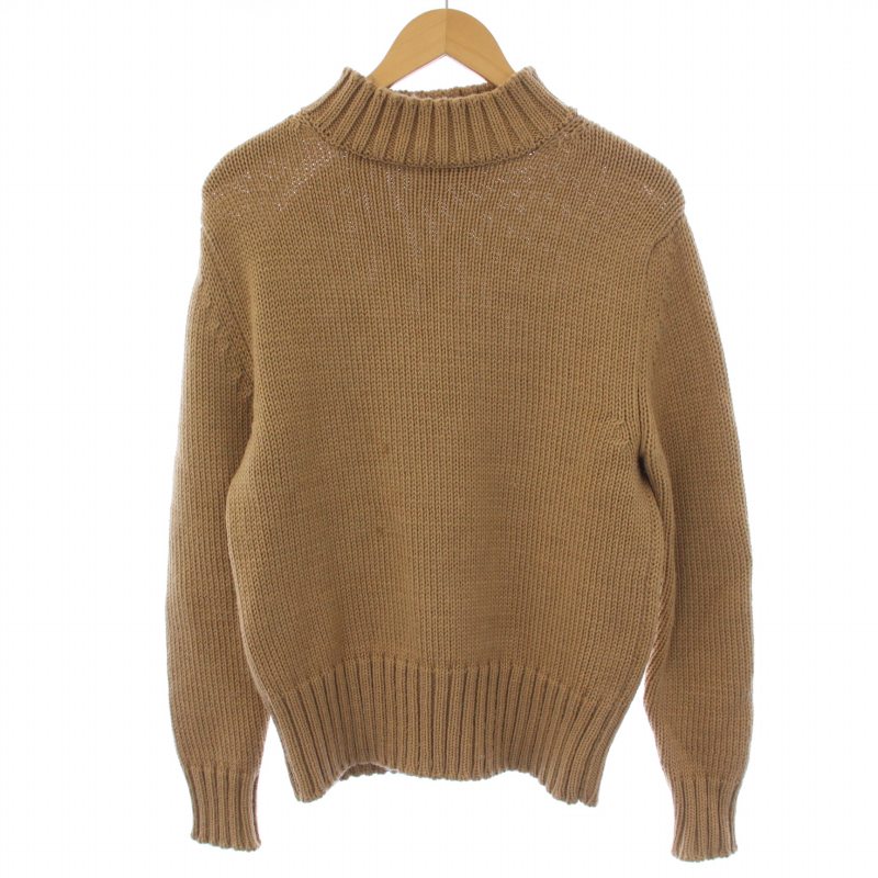 テンダーロイン　ニット　XL セーター　ベージュ　ハイネック テンダーロインニットXL セーターベージュハイネック
