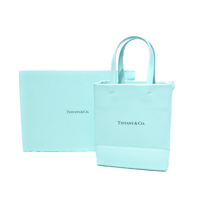 【新品未使用】ティファニー ショッパートートバッグ ティファニー TIFFANY & CO. ミニショッピングトートバッグ