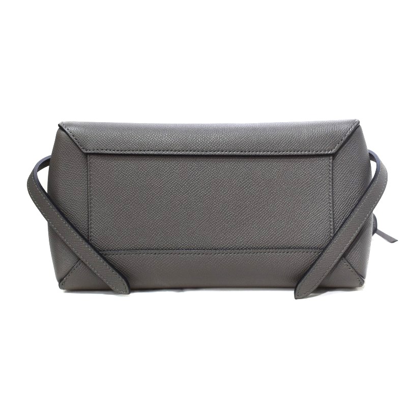 セリーヌ CELINE ナノ ベルトバッグ グレインドカーフスキン ライト