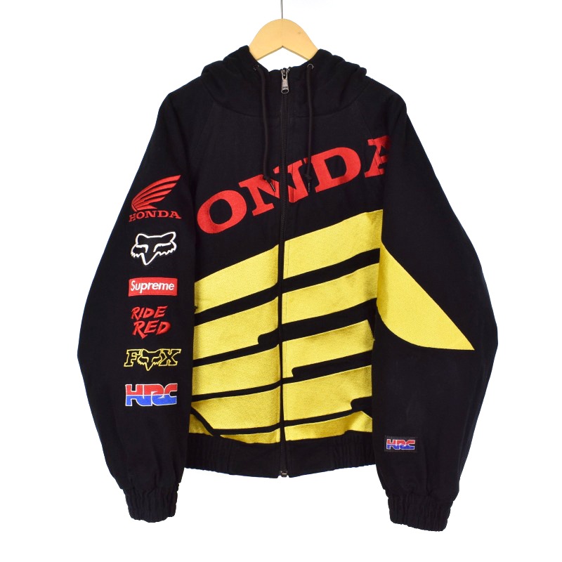 シュプリーム SUPREME 19AW HONDA FOX RACING PUFFY ZIP UP JACKET 