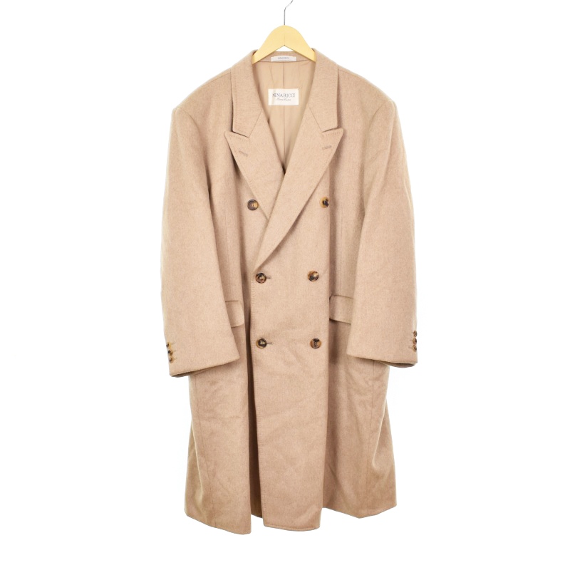 ニナリッチ NINA RICCI チェスターコート ダブル ロング カシミヤ 