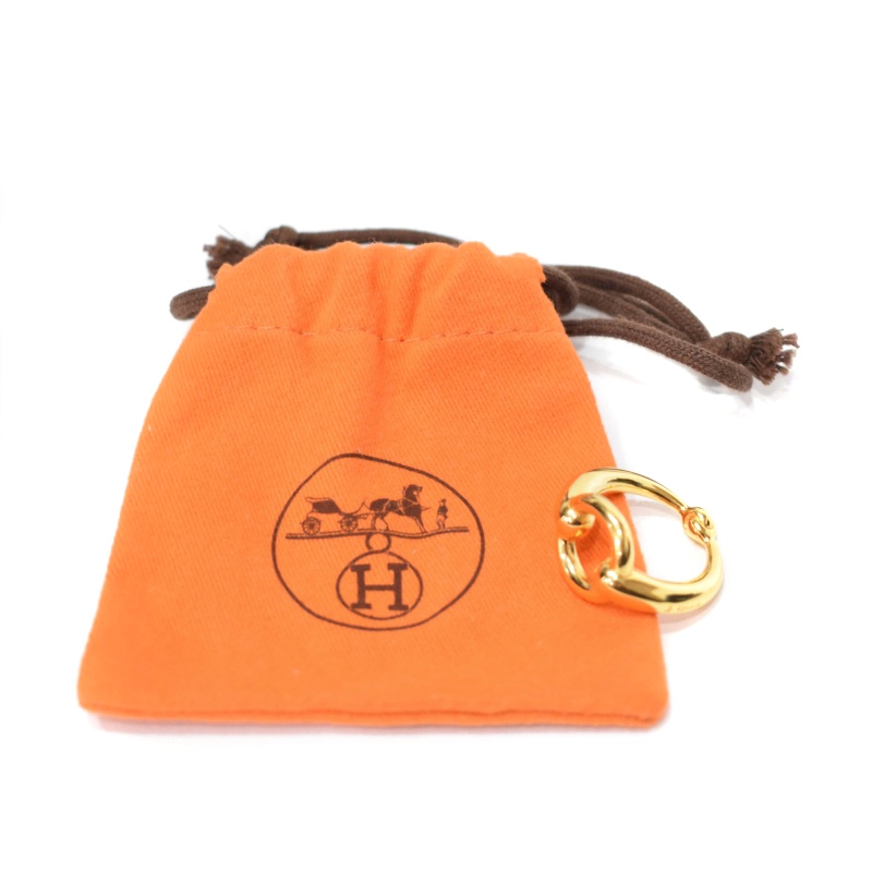 エルメス HERMES モー ホースビット スカーフリング 金 ゴールド