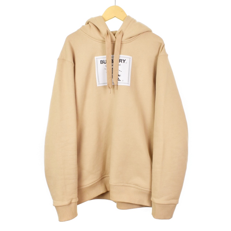 BURBERRY バーバリー プローサムラベル フーディー ベージュパーカー