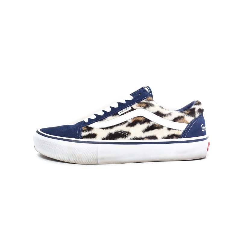 バンズ VANS 23AW シュプリーム SUPREME Leopard Old skool Navy 