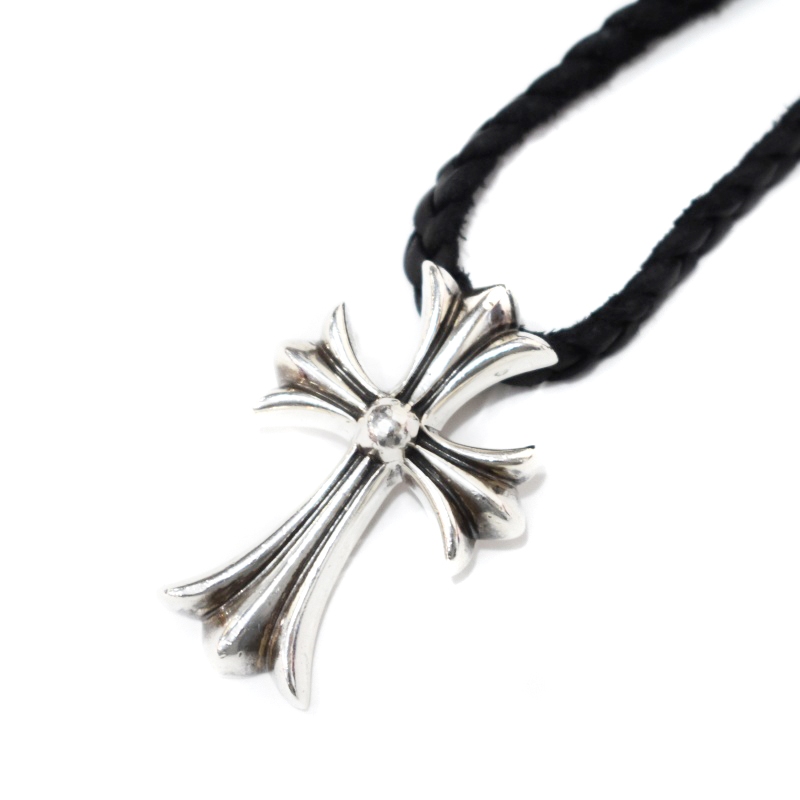 クロムハーツ CHROME HEARTS CH CROSS SMALL LEATHER NECKLACE クロムハーツ CHROME HEARTS CH CROSS SMALL LEATHER NECKLACE