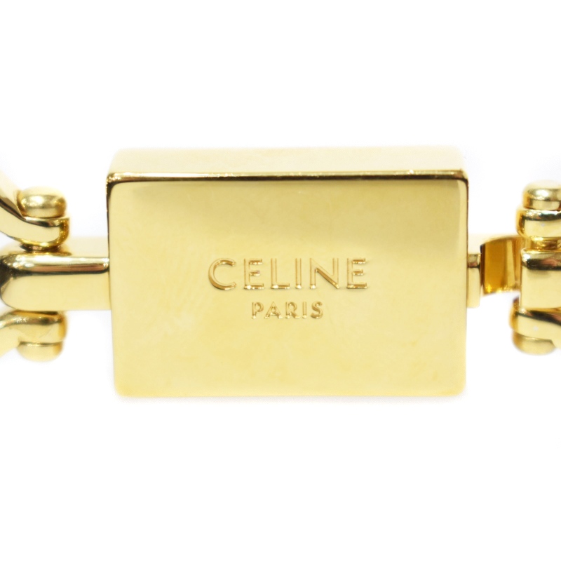 CELINE レディース ベルト トリオンフ ゴールド セリーヌ ヴィンテージ CELINE セリーヌ ベルト ブラック ゴールド トリオンフ レザー
