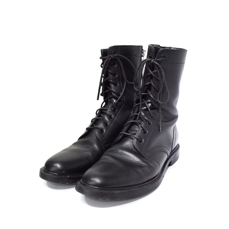 セリーヌ CELINE COMBAT BOOT コンバットブーツ レースアップ サイド 