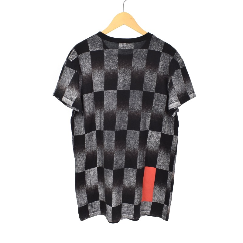 ディオールオム Dior HOMME Tシャツ カットソー 半袖 チェック柄 S 