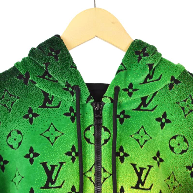ルイヴィトン LOUIS VUITTON 24SS モノグラム ジップ ベルベット 