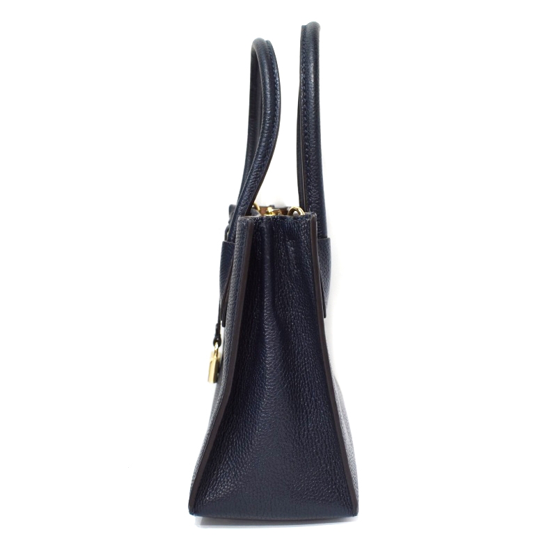 マイケルコース MICHAEL KORS 2WAY ショルダーバッグ ハンドバッグ 紺 