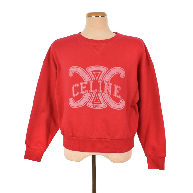 SALE】セリーヌ トリオンフプリント スウェット トレーナー セリーヌ