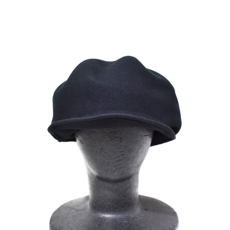 CA4LA ／ ウールキャスケット ／ ブラック カシラCA4LA ジップ着脱