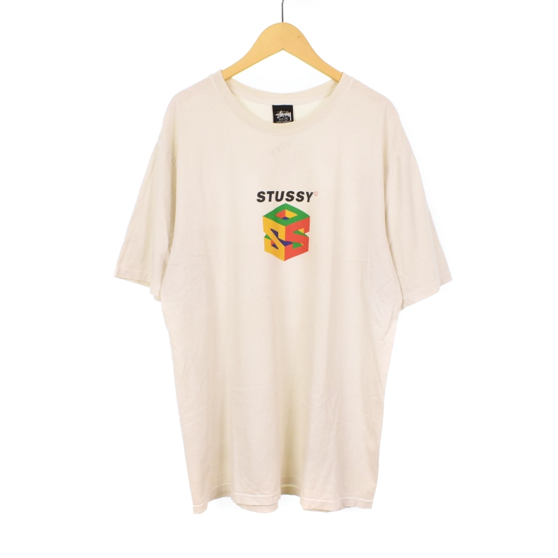 90's OLD STUSSY L/S プリントTシャツ 