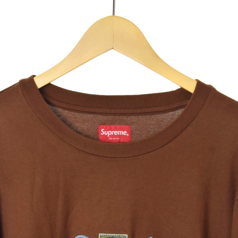 21aw supreme geo arc l/s ロンt カットソー 白 Supreme Geo Arc L S Top (FW21) - $88