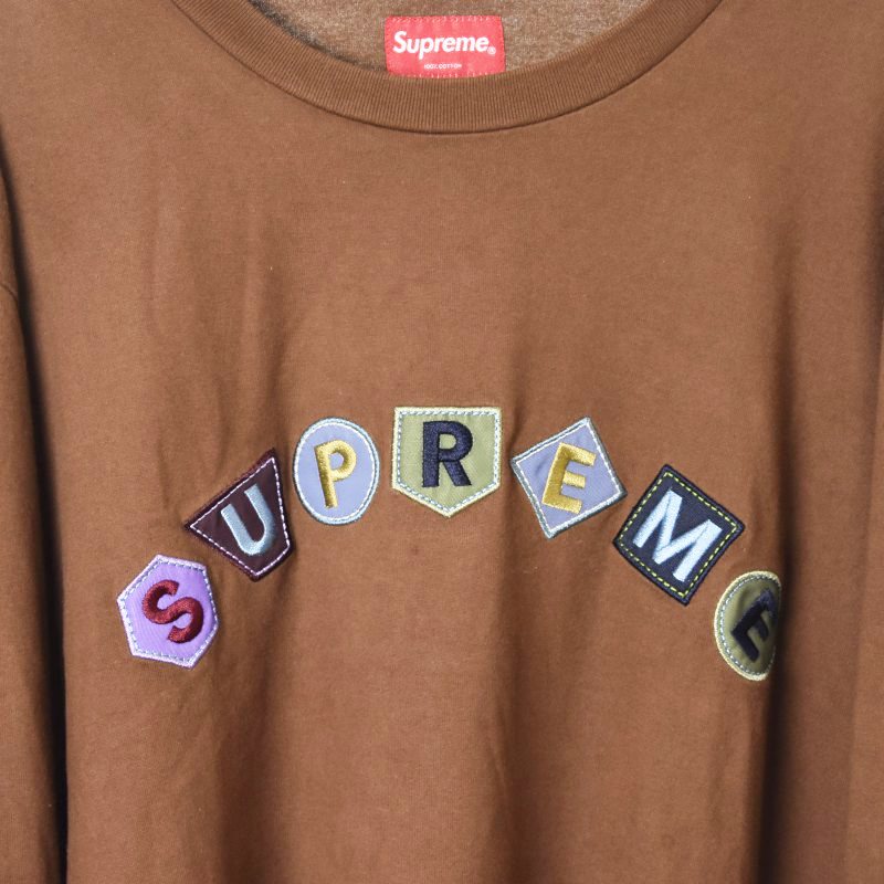21aw supreme geo arc l/s ロンt カットソー 白 21aw supreme geo arc l/s ロンt カットソー 白