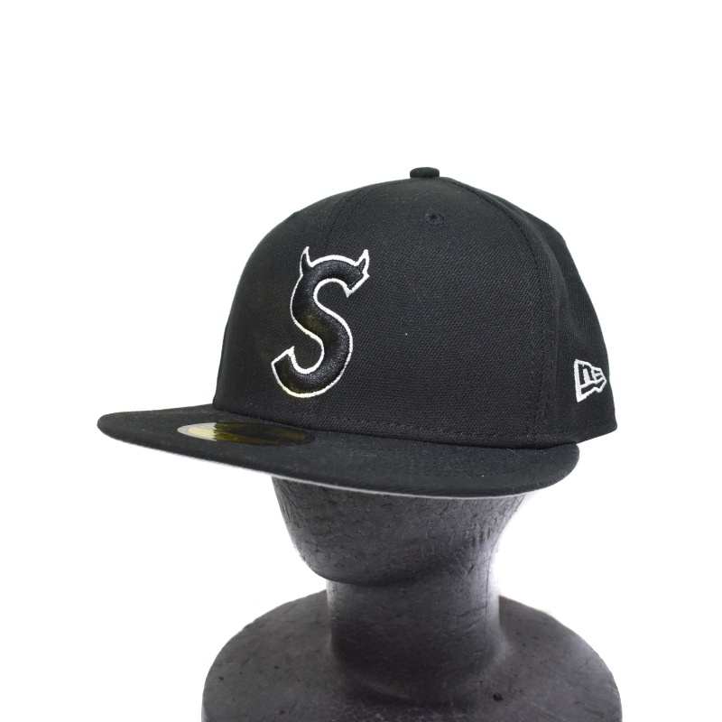 Supreme 59FIFTY ブラックキャップ 7 1/4 newera