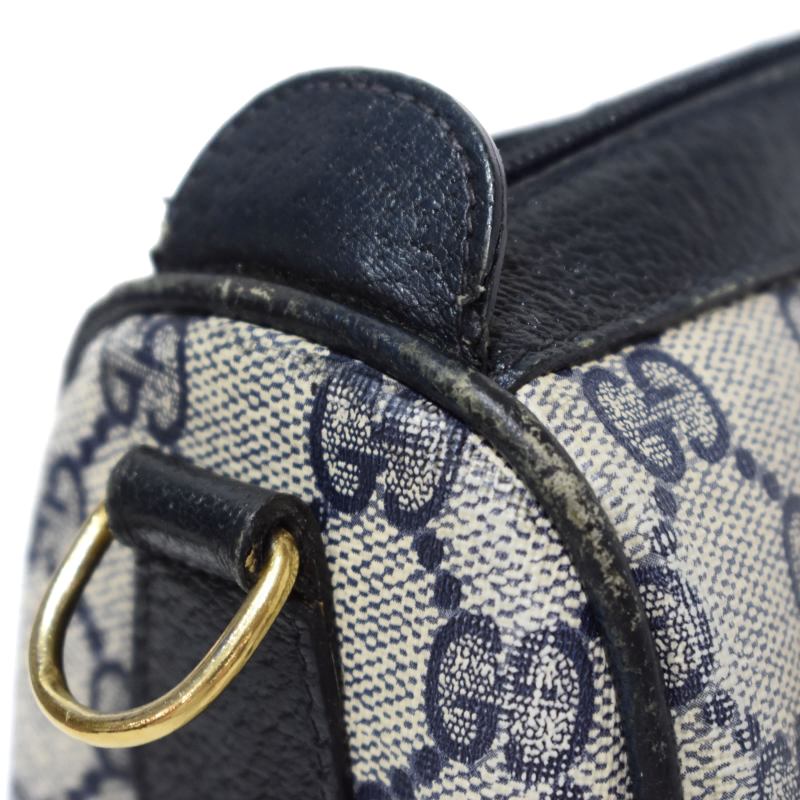 グッチ GUCCI オールドグッチ GG柄 シェリーライン ボストン
