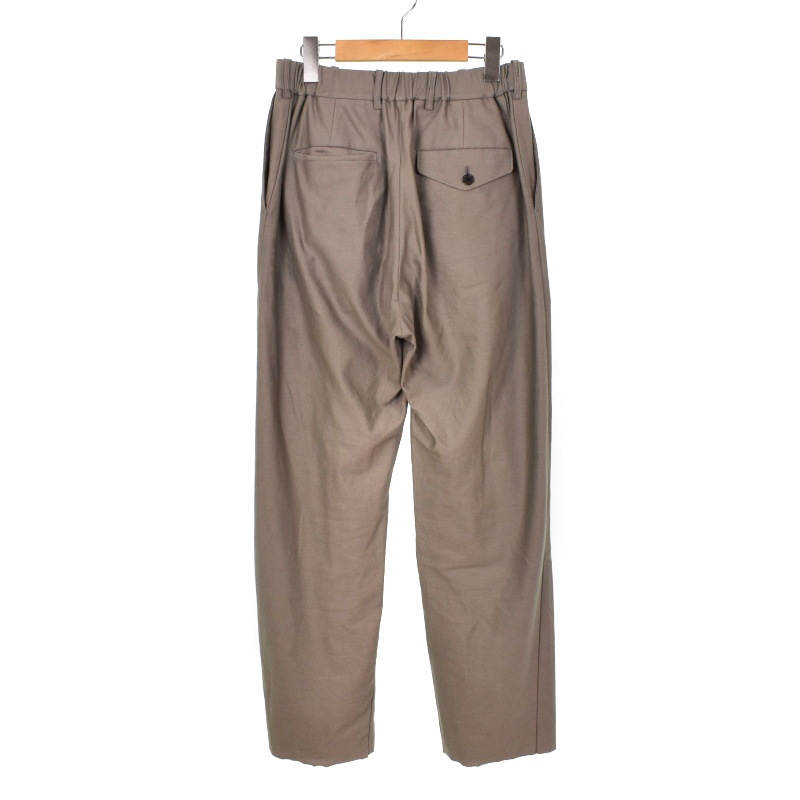 MARKAWARE 22SS フラットフロントトラウザーズ 3/60オーガニックウールサバイバルクロス / フラットフロント