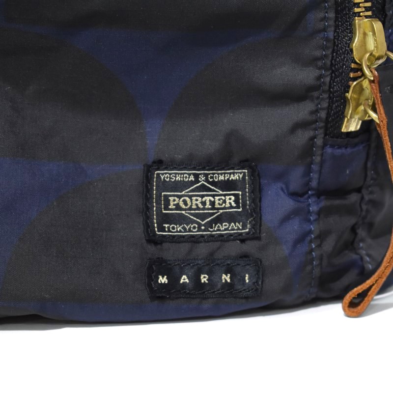 PORTER MARNIリュック 黒・紺 PORTER MARNIリュック 黒 紺 【PORTER 吉田カバンPORTER