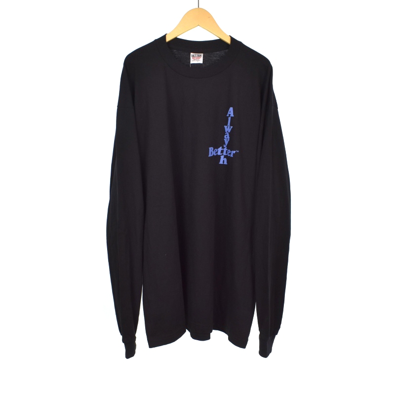 BETTER GIFT SHOP Alwayth Print L/S Tee バックプリント ロング 
