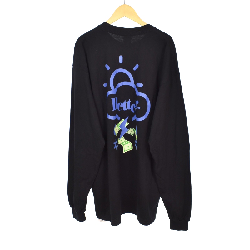 BETTER GIFT SHOP Alwayth Print L/S Tee バックプリント ロング 
