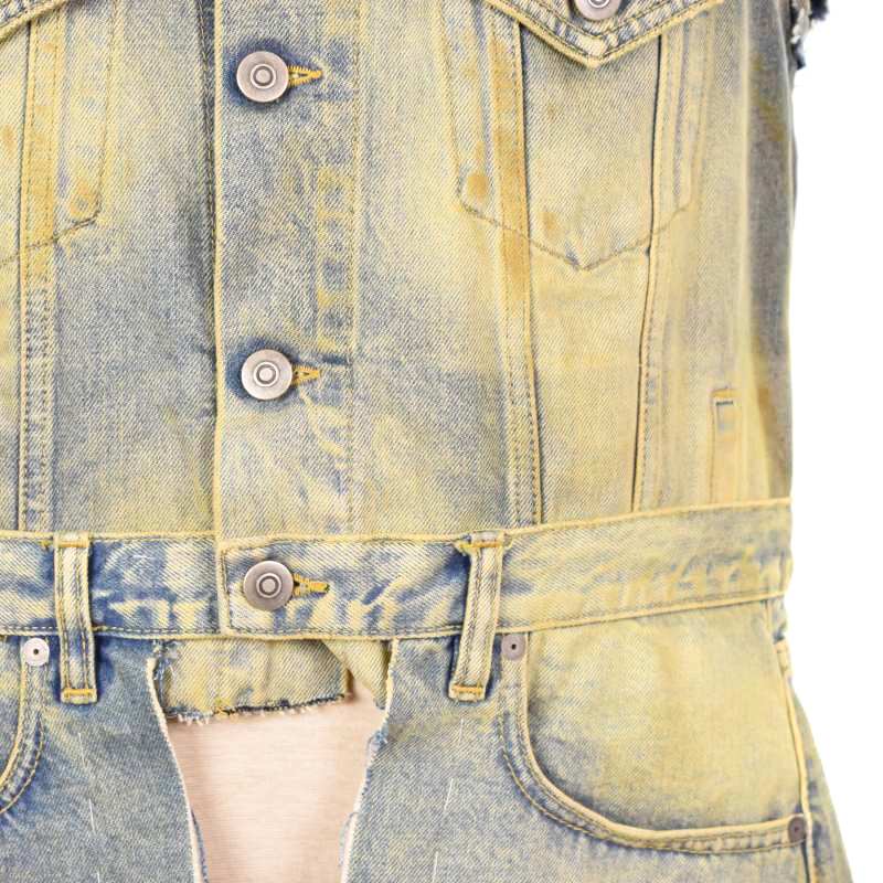 メゾンマルジェラ Maison Margiela デニム ベスト ノースリーブ