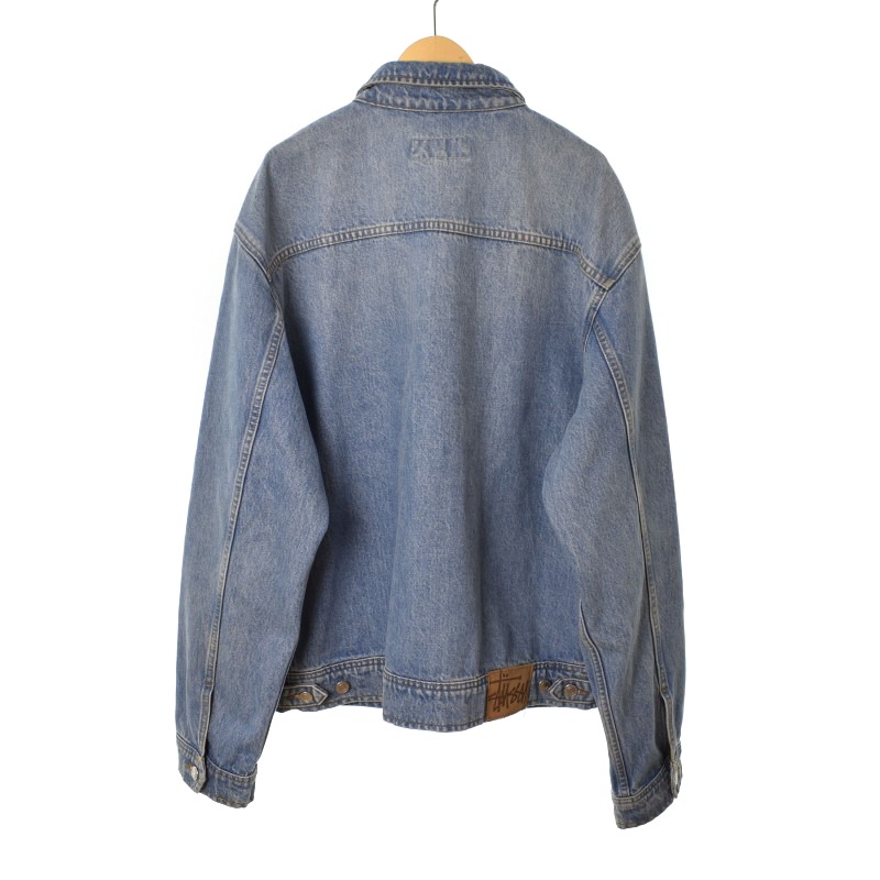 STUSSY カバーオール ステューシー デニム　ジャケット　ジージャン ステューシー stussy デニム カバーオール デニムジャケットXL