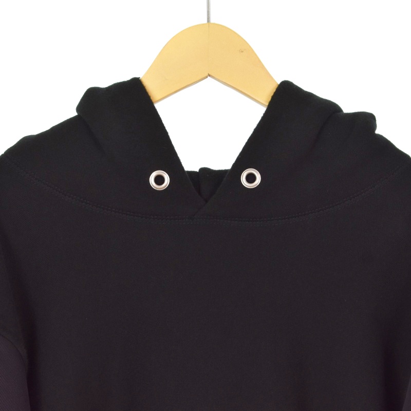 ジュンヤワタナベ★ノルディック切替 アルパカ混 ニットセーター パーカー S JUNYA WATANABE COMME des GARCONS MAN ウールジャガードニット