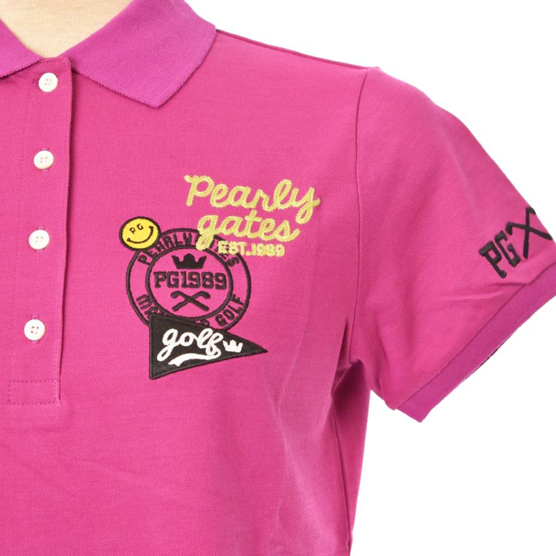 未使用品 パーリーゲイツ PEARLY GATES ポロシャツ 半袖 ゴルフウェア