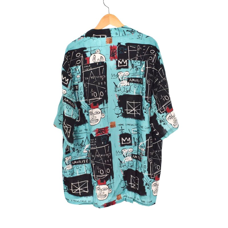 未使用品 ワコマリア WACKO MARIA JEAN-MICHEL BASQUIAT S/S HAWAIIAN 