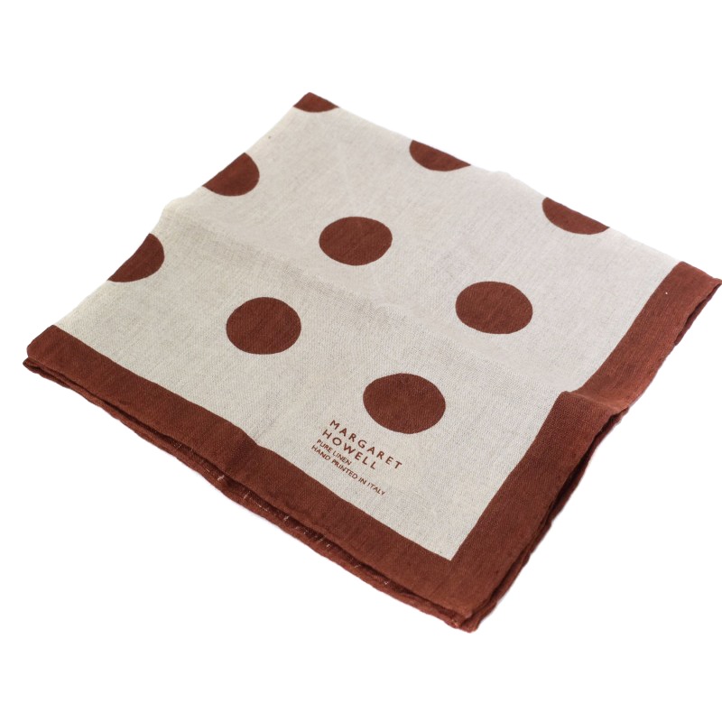 マーガレットハウエル MARGARET HOWELL OVERSIZED SPOT SCARF スカーフ 
