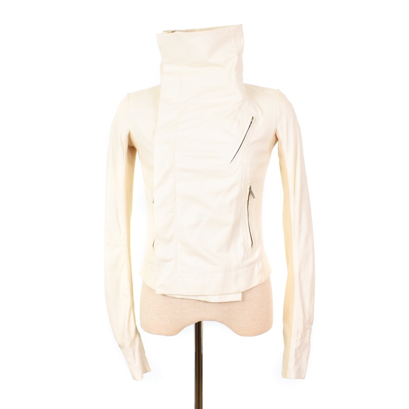 Rick Owens ラムレザーモトジャケット Rick Owens ラムレザーモト