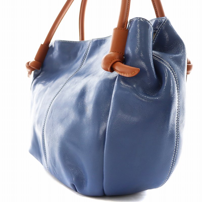 トプカピ TOPKAPI ハンドバッグ ショルダーバッグ 配色ステッチ 