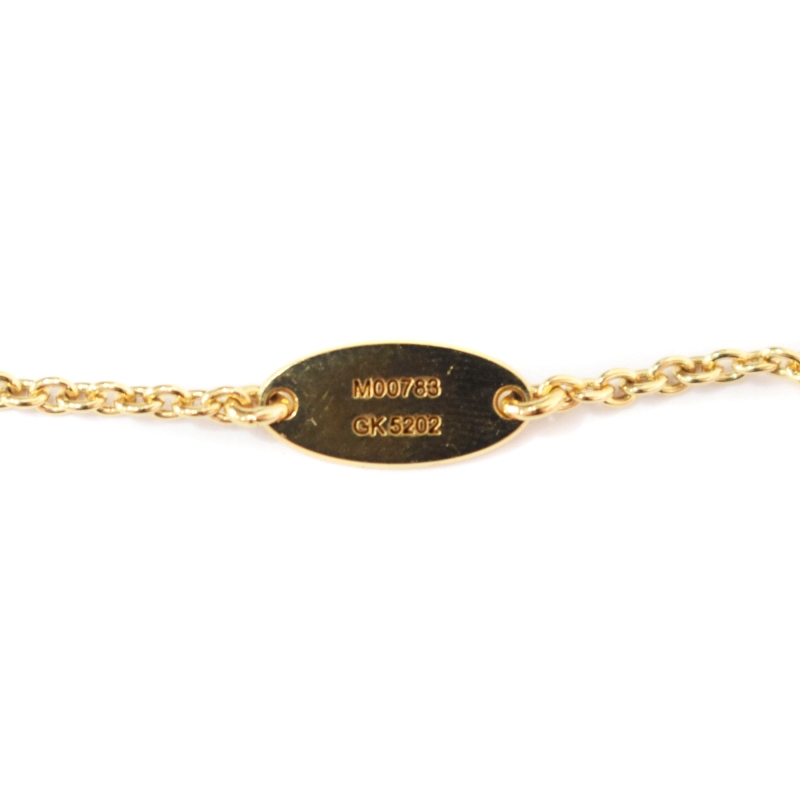 ルイヴィトン LOUIS VUITTON コリエ ルルグラム ネックレス ゴールド