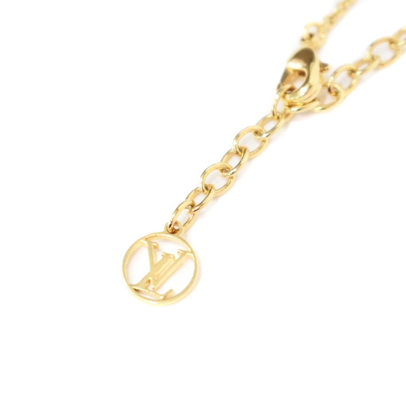 ルイヴィトン LOUIS VUITTON コリエ ルルグラム ネックレス ゴールド
