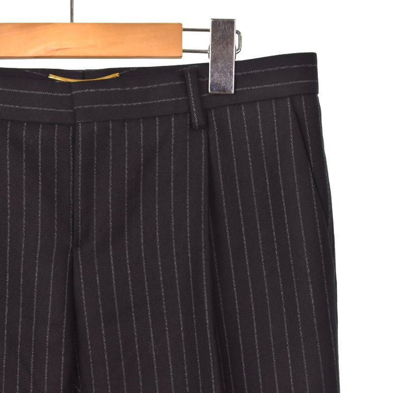 SAINT LAURENT /ブラックストライプスラックス