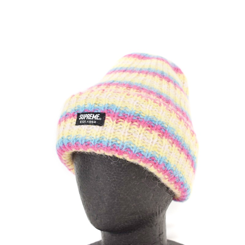 （訳ありセール 格安） LOOSE 23AW SUPREME シュプリーム STRIPE ルーズ BEANIE 帽子