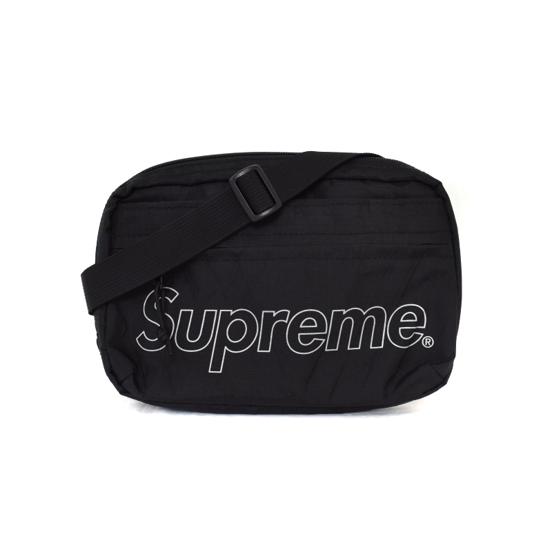 シュプリーム SUPREME 18FW Shoulder Bag ショルダーバッグ ロゴ 黒  