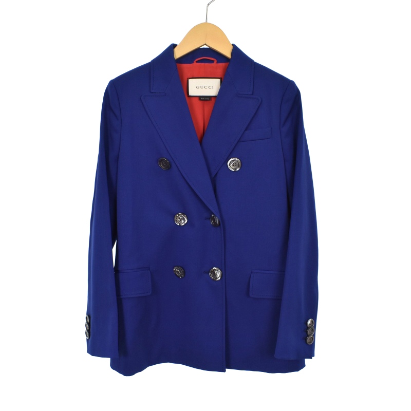 グッチ GUCCI ダブルブレスト セットアップ テーラードジャケット 