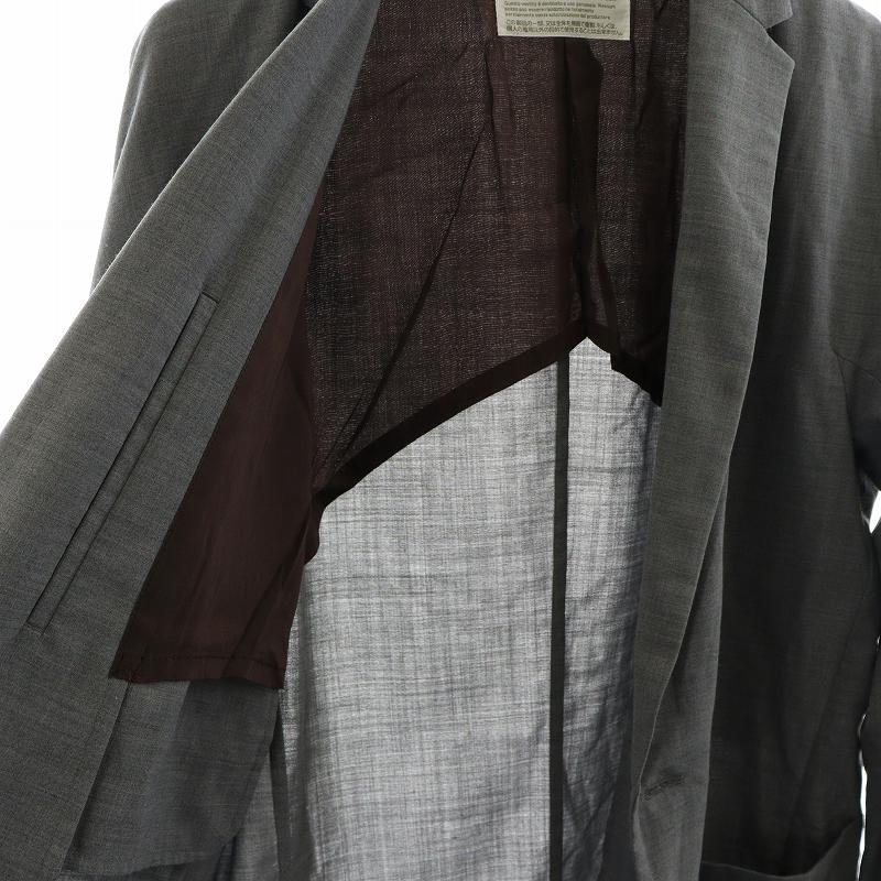 kolor ダークグレー ウールジャケット Stay Warm & Stylish in the Men's Timberline Shirt Jacket