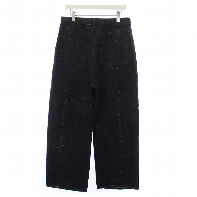 ジエダ Jieda SWITCHING OVER DENIM PANTS スイッチング オーバー 
