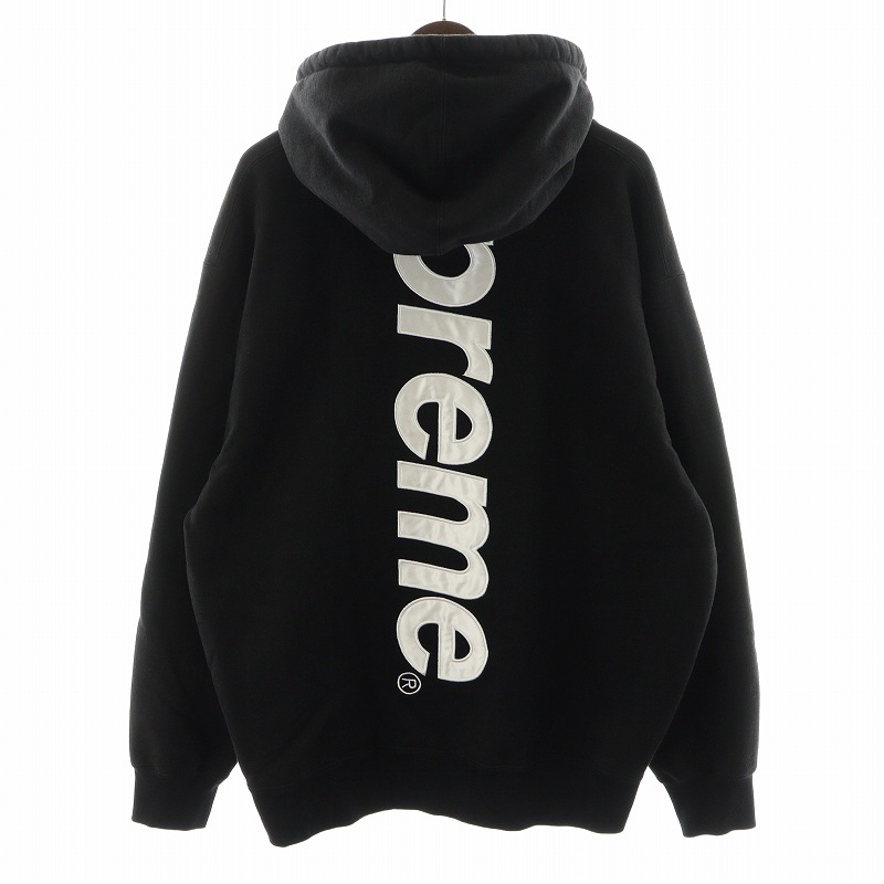 シュプリーム SUPREME パーカー プルオーバー バックプリント XL 黒 
